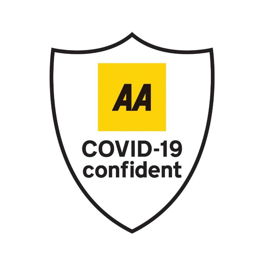 Отель The Lalit Лондон Экстерьер фото AA COVID-19 Confident logo